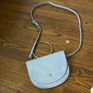 Gray Anthropologie Purse